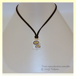 Pendentif nougat naturel